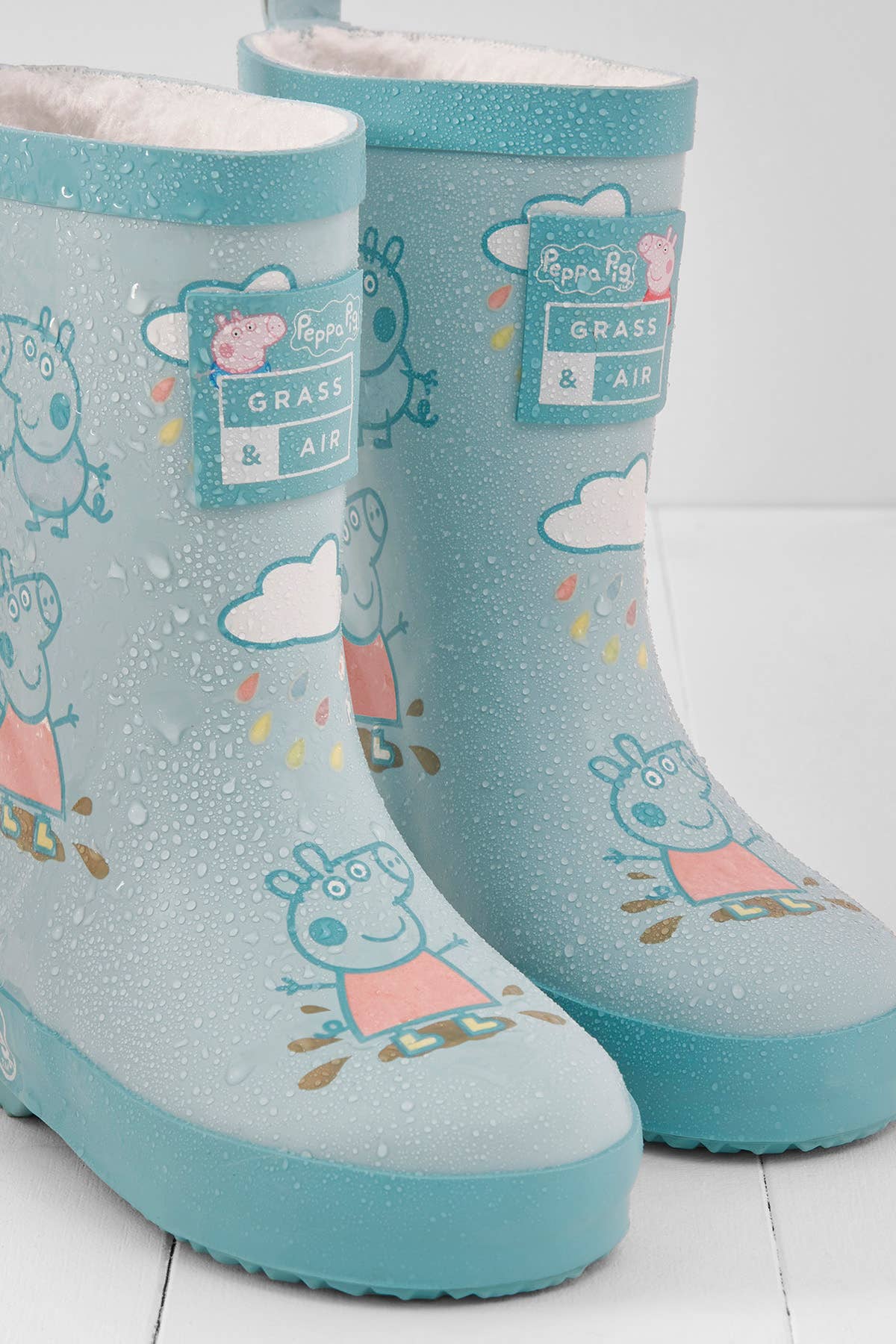 Peppa Pig George Blue Colour-Changing Kids Wellies: UK11