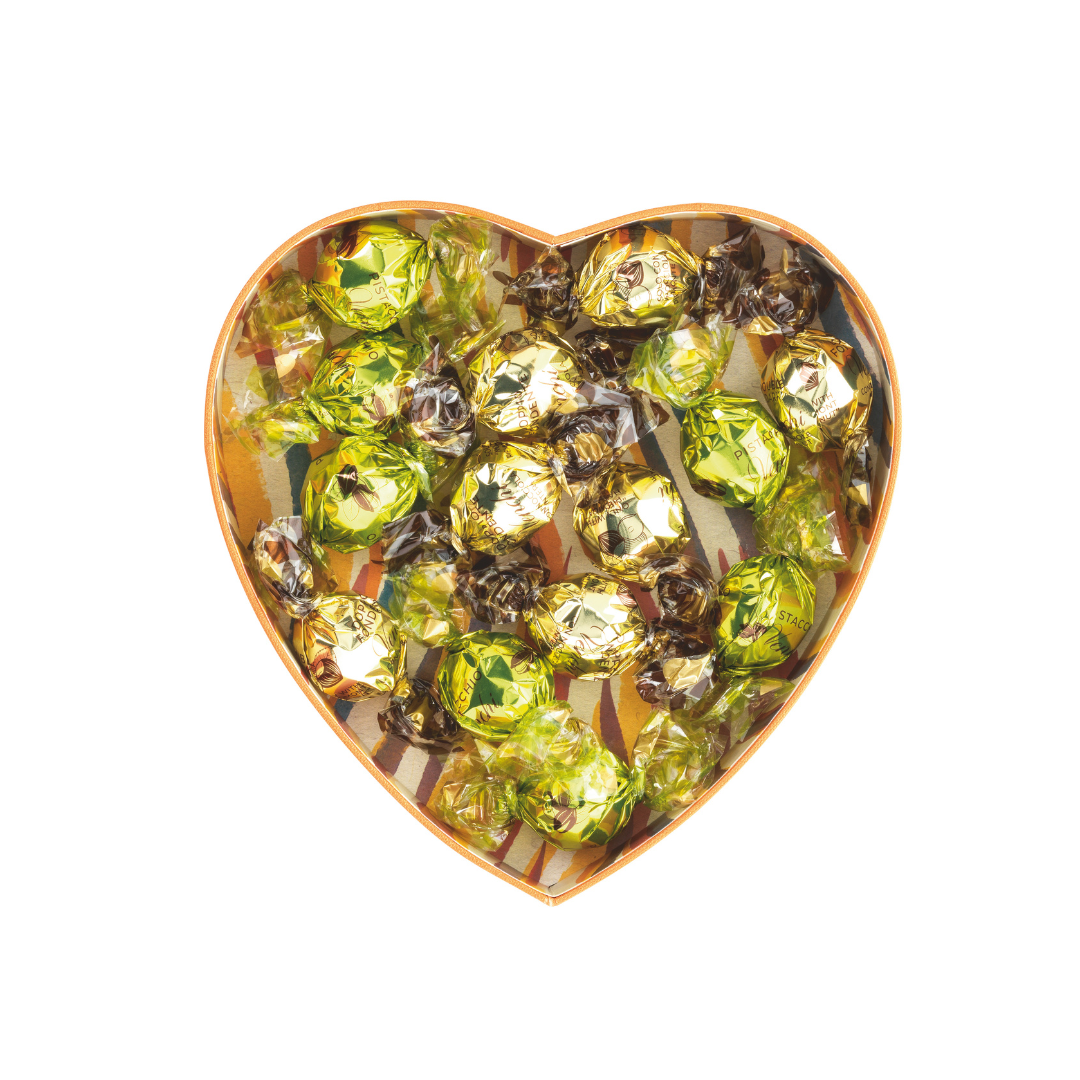 Murrine Heart Gift Box - Italian Gourmet Assorted Chocolate