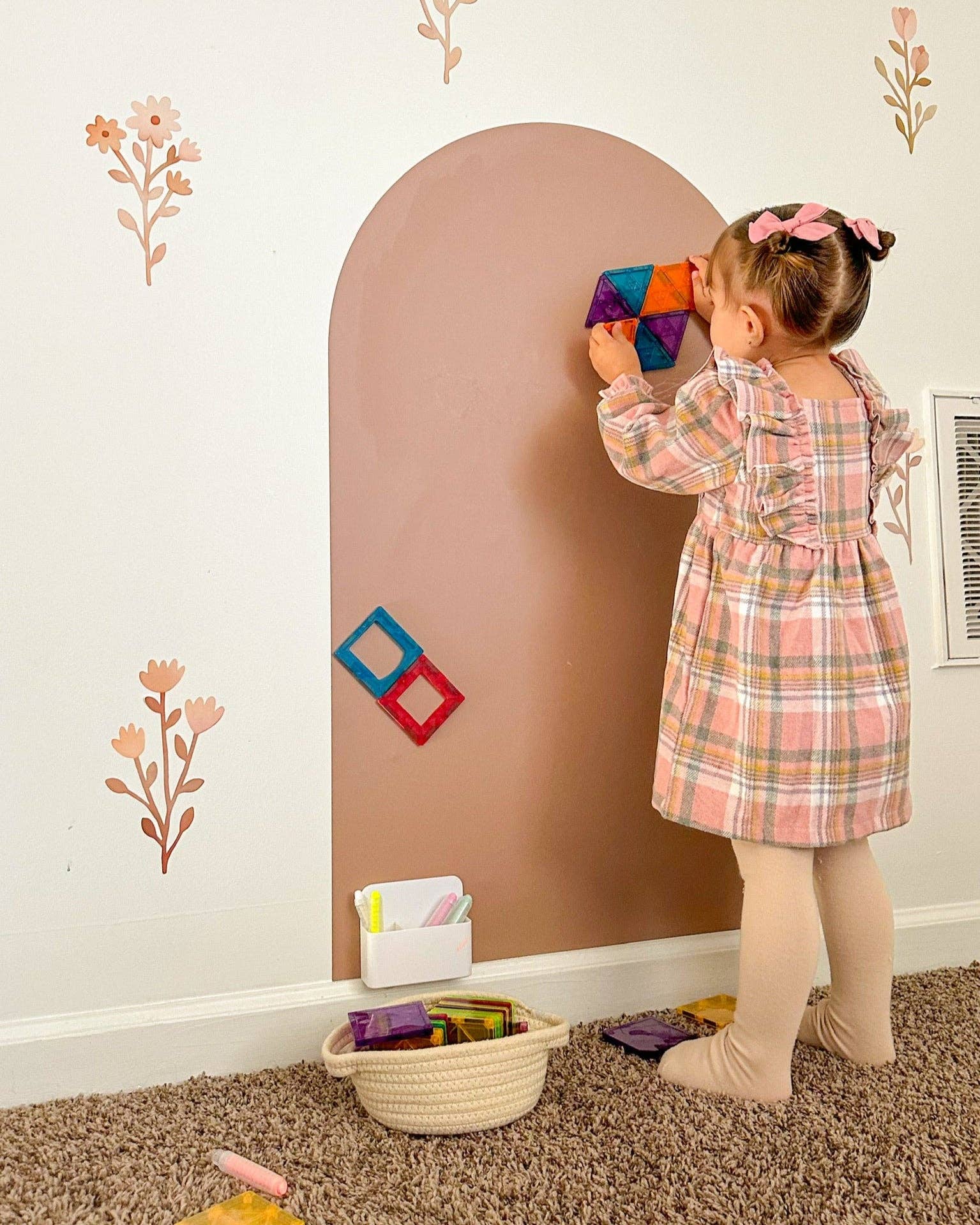 Magic Playwall - Arch Magnetic Wall Decal for Kids: Midnight