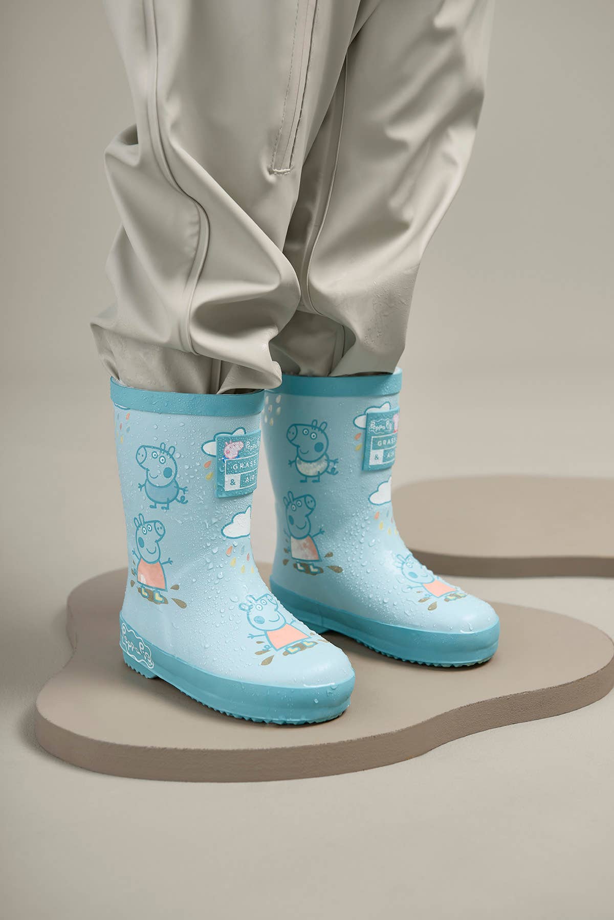 Peppa Pig George Blue Colour-Changing Kids Wellies: UK11