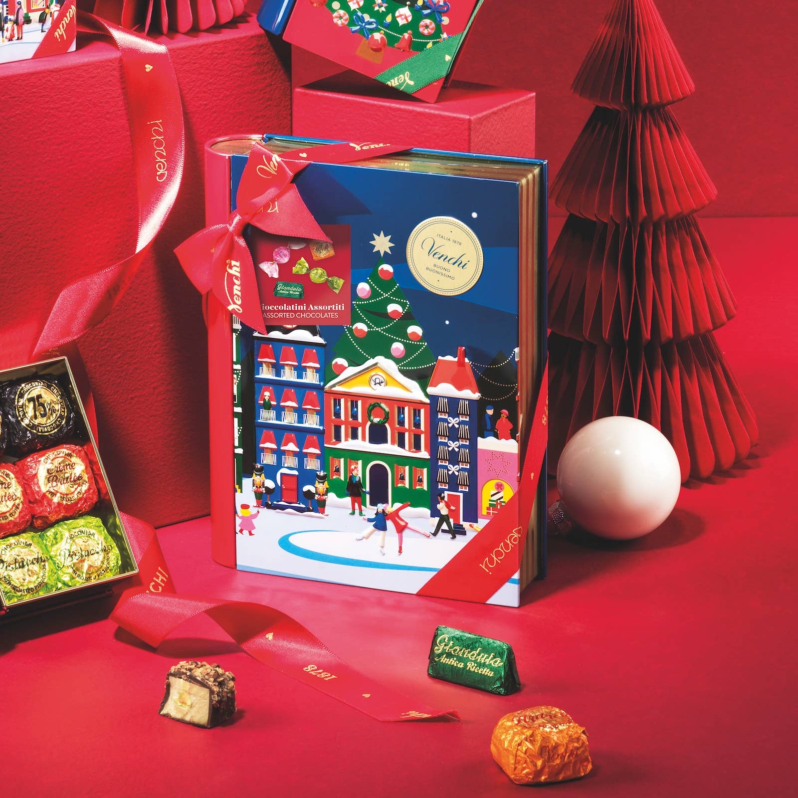 Large Christmas Chocolate Book Box - Holiday 2025 Gift Sets