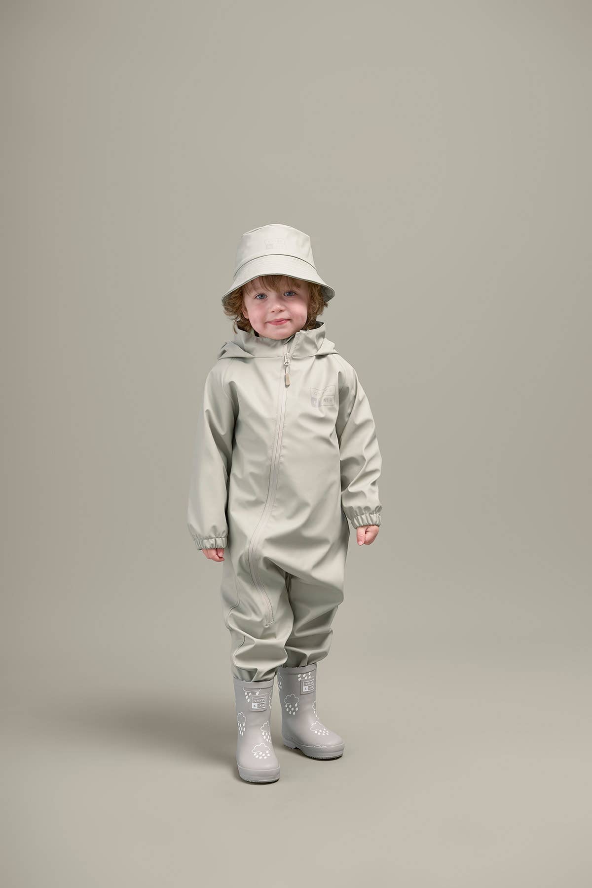Geothermal Grey Kids Puddlesuit: 2-3years