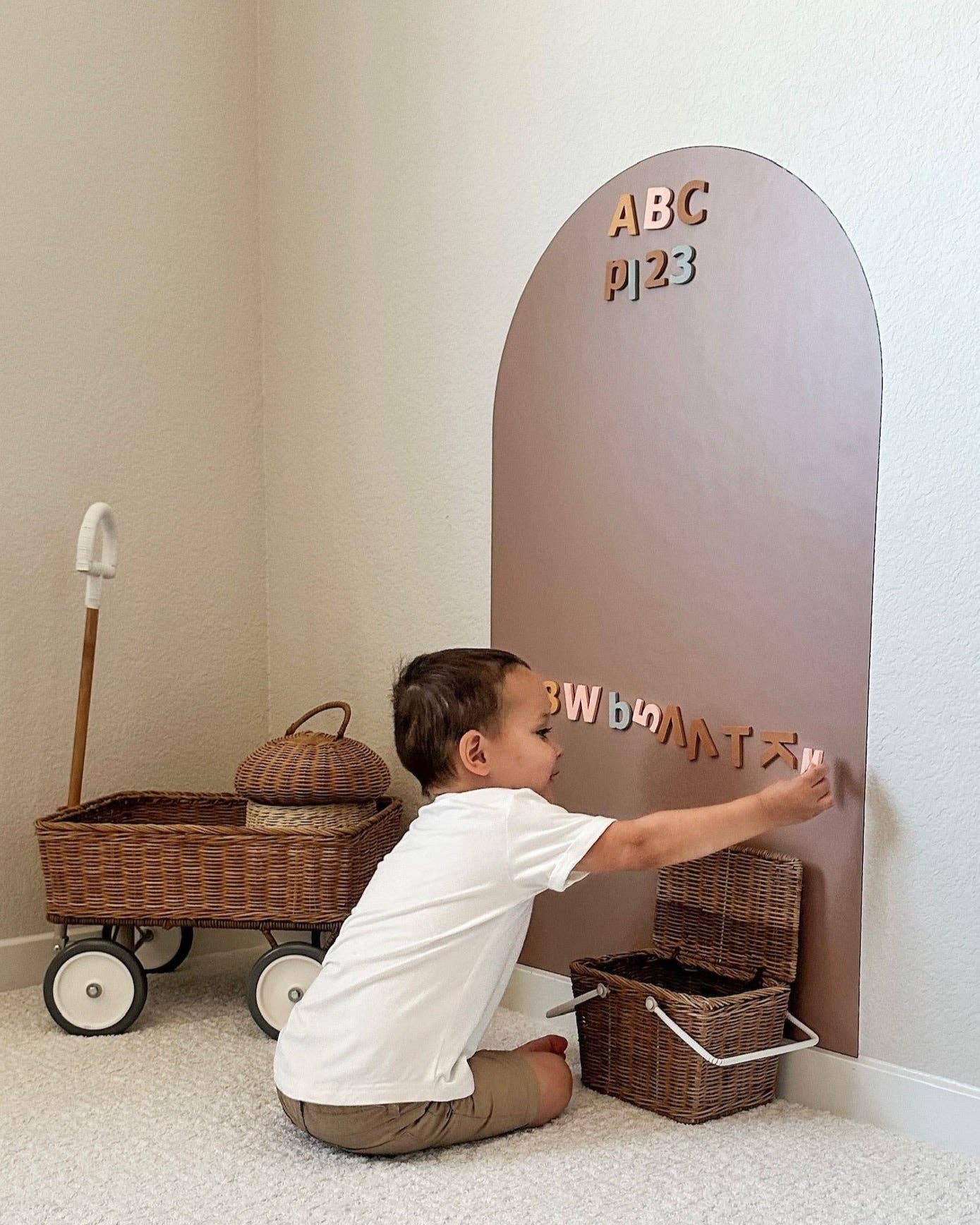 Magic Playwall - Arch Magnetic Wall Decal for Kids: Midnight