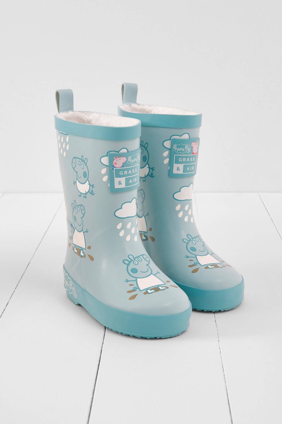 Peppa Pig George Blue Colour-Changing Kids Wellies: UK11