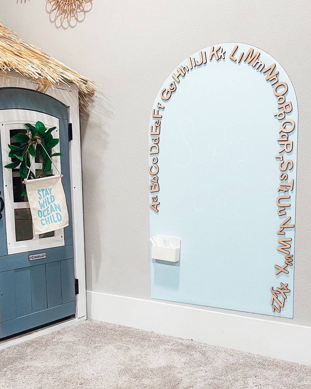 Magic Playwall - Arch Magnetic Wall Decal for Kids: Sky Blue