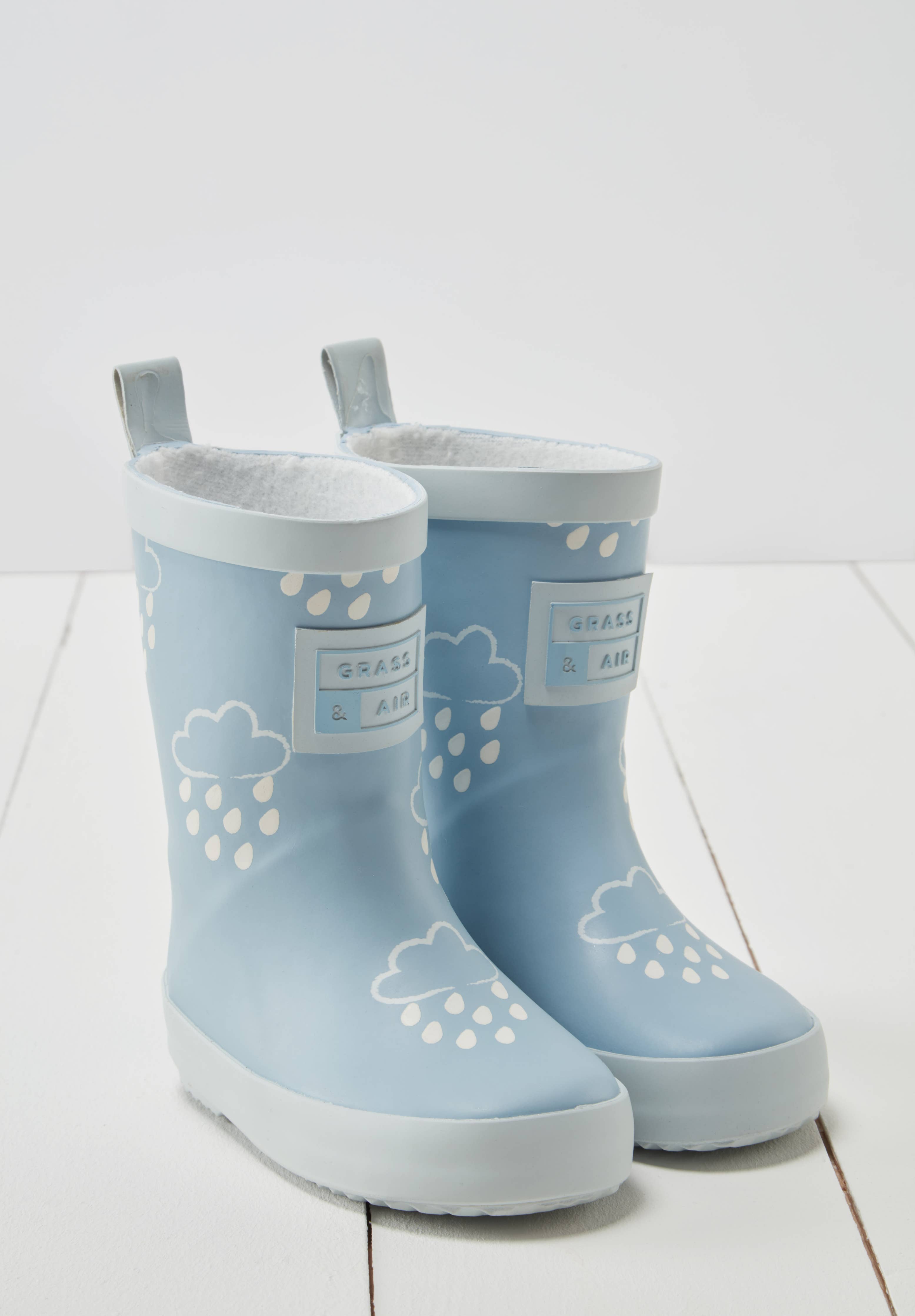 Little Kids Baby Blue Colour-Revealing Wellies: 9 infant