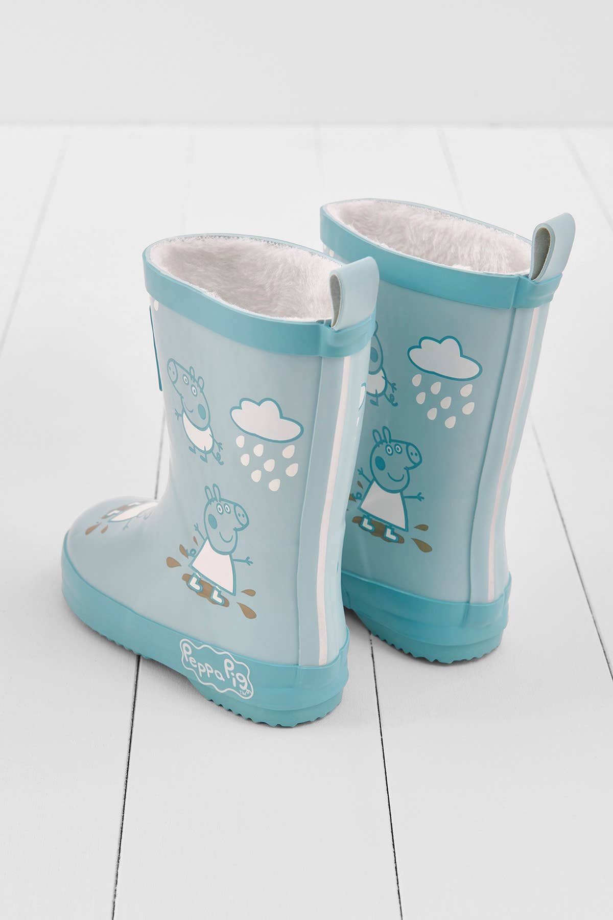 Peppa Pig George Blue Colour-Changing Kids Wellies: UK11