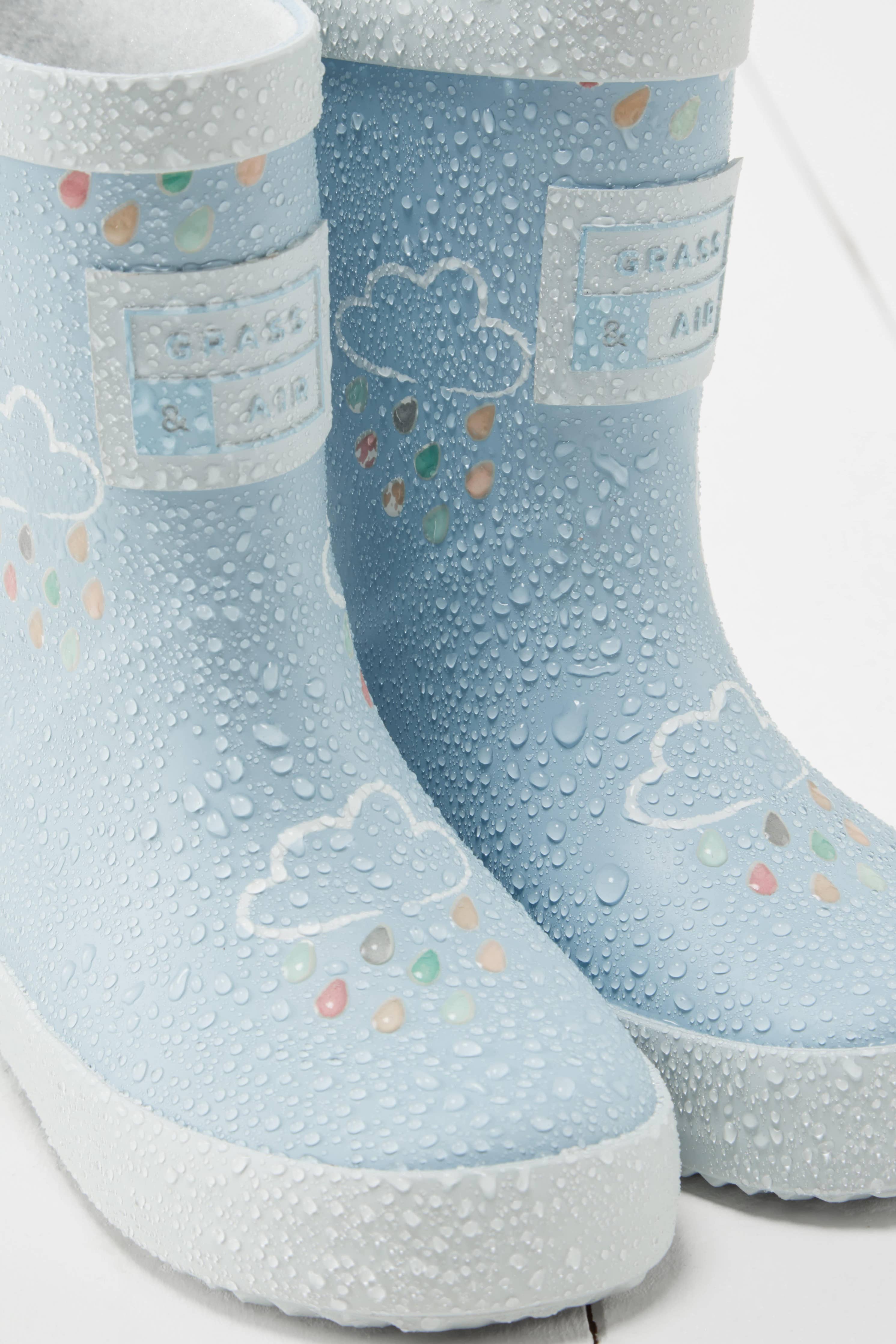 Little Kids Baby Blue Colour-Revealing Wellies: 9 infant