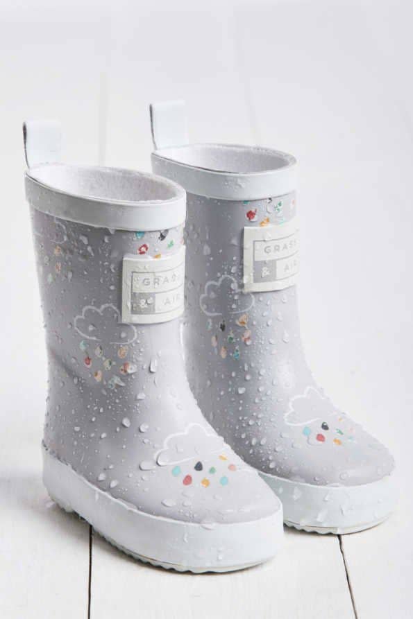 Little Kids Grey Colour-Revealing Wellies: 11 infant
