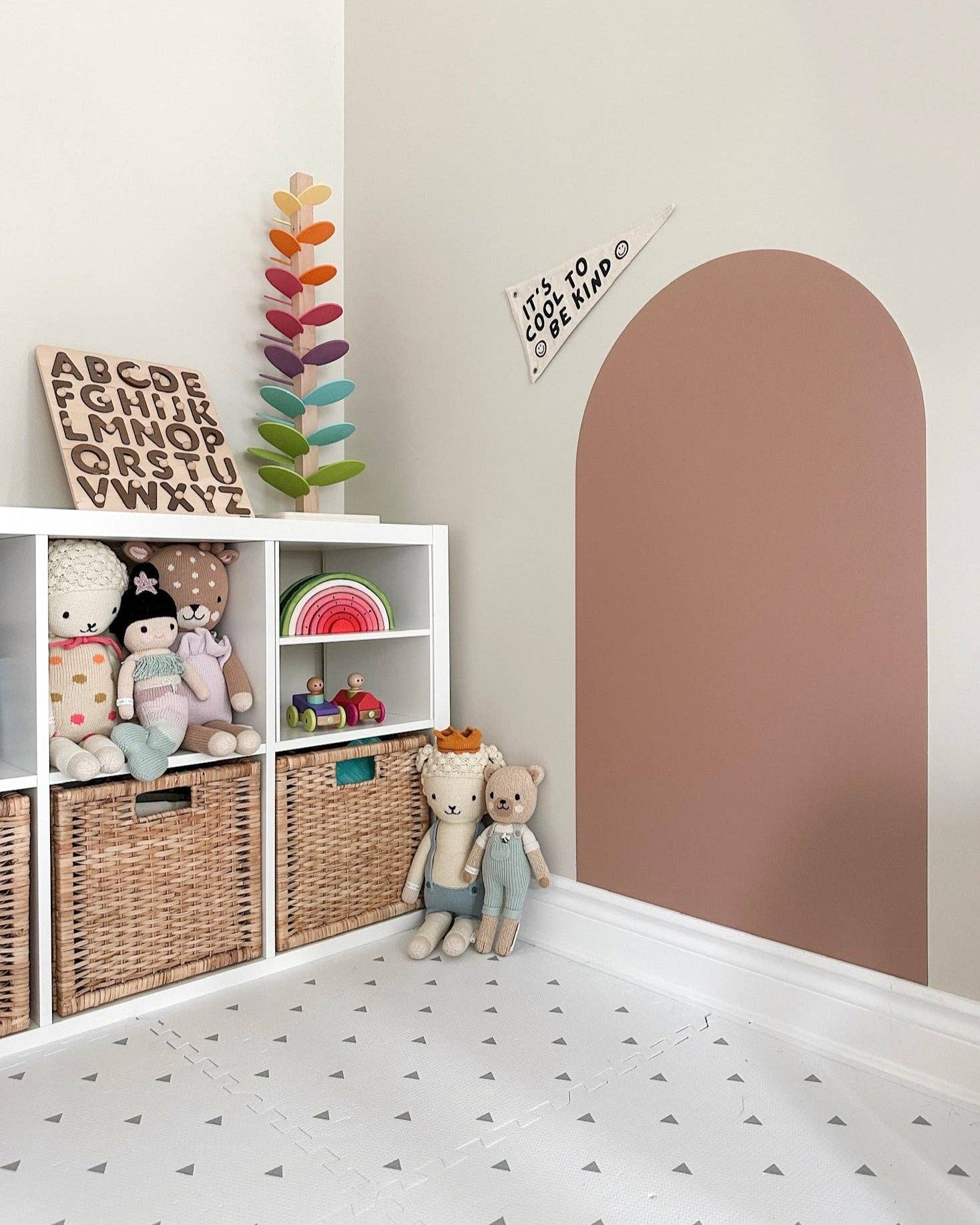 Magic Playwall - Arch Magnetic Wall Decal for Kids: Midnight