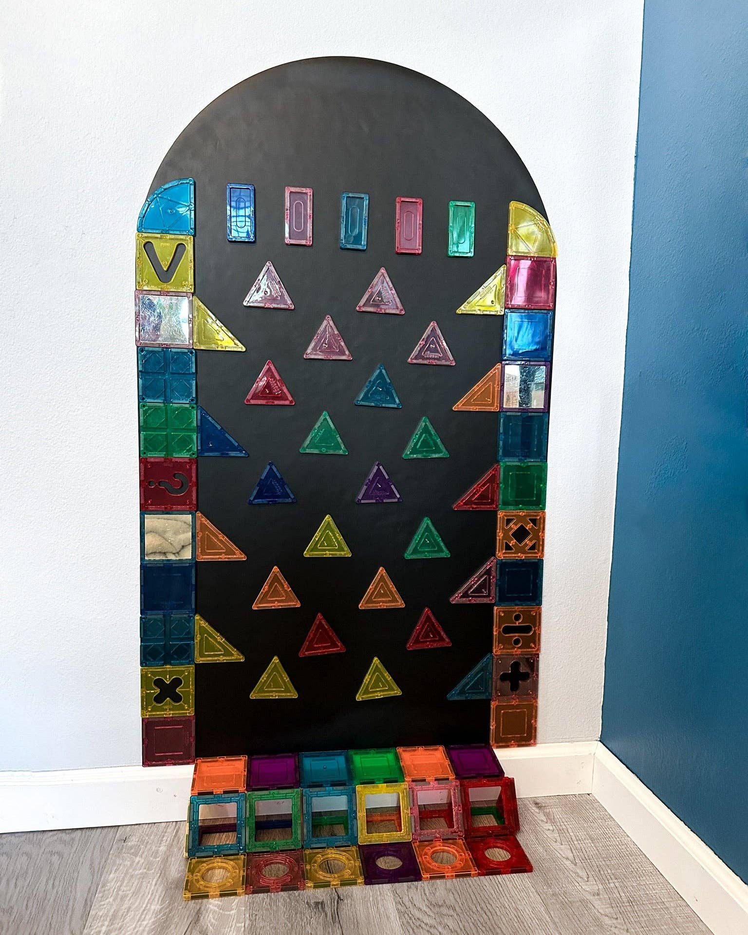 Magic Playwall - Arch Magnetic Wall Decal for Kids: Midnight