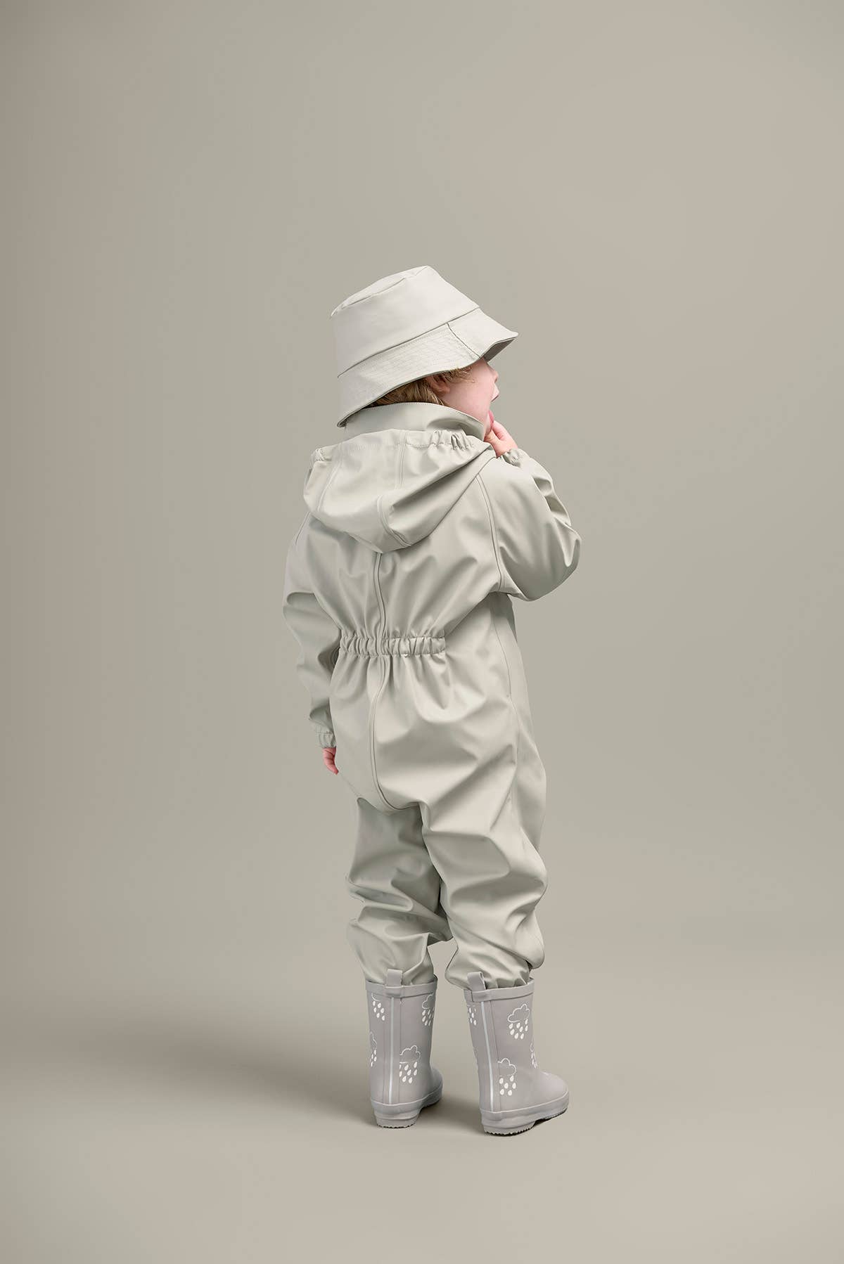 Geothermal Grey Kids Puddlesuit: 2-3years