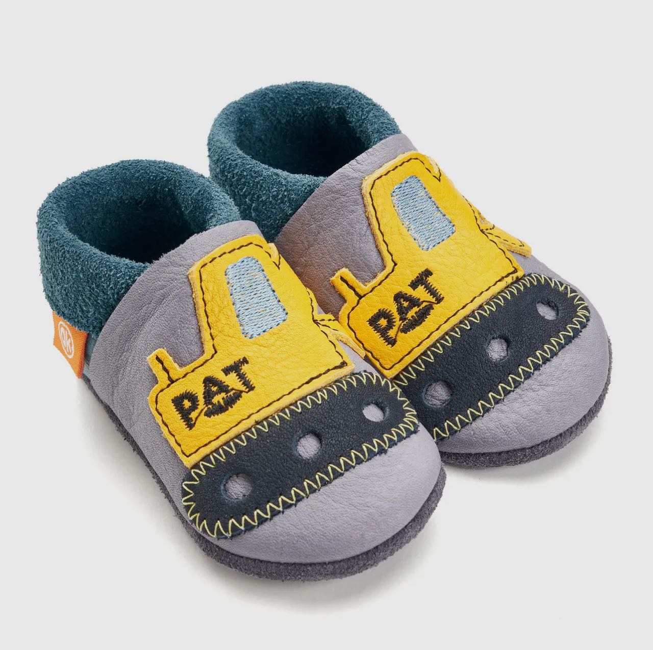 Pat the Excavator Children's Slippers