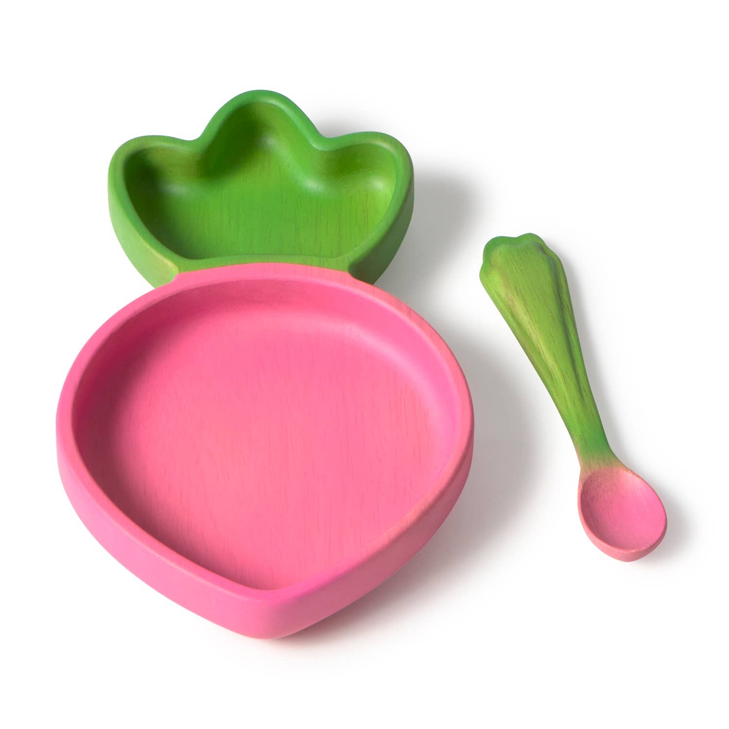 Ramona the Radish Plate & Spoon Set