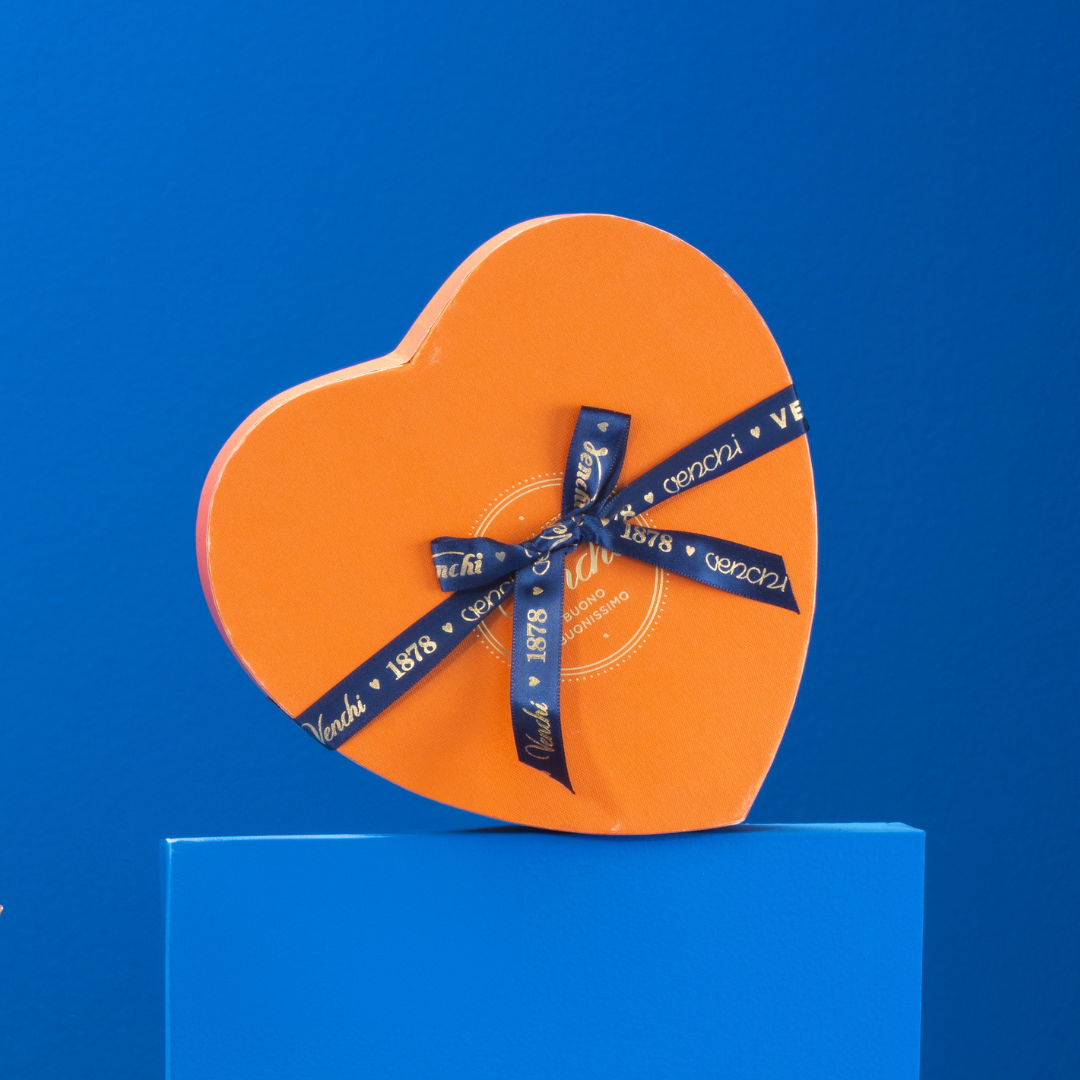 Murrine Heart Gift Box - Italian Gourmet Assorted Chocolate