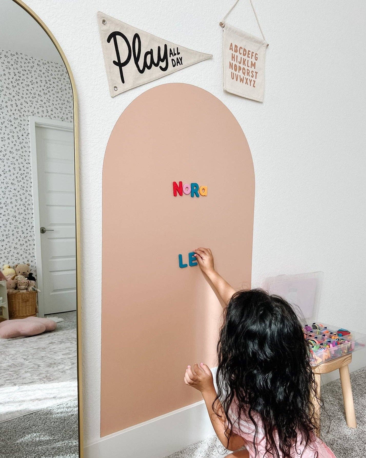 Magic Playwall - Arch Magnetic Wall Decal for Kids: Midnight