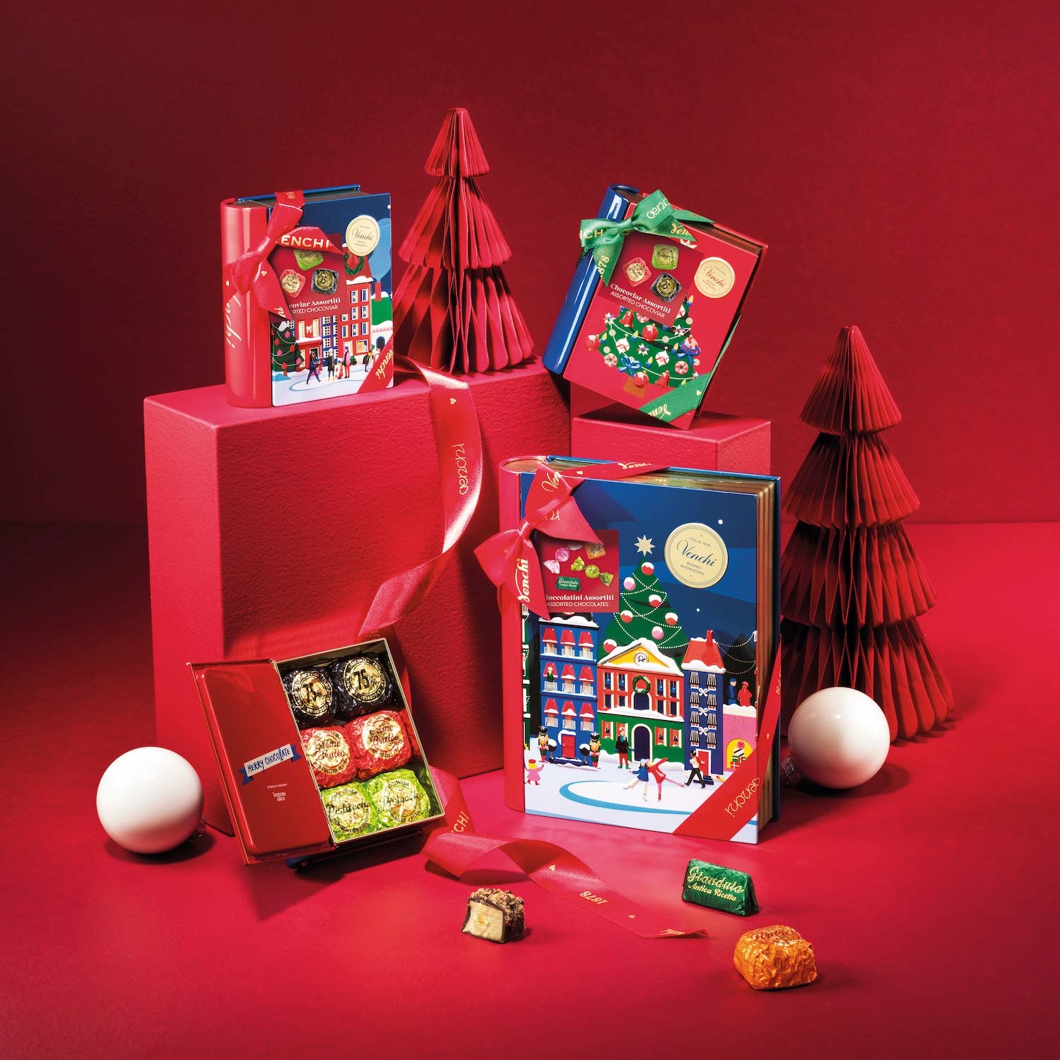 Large Christmas Chocolate Book Box - Holiday 2025 Gift Sets