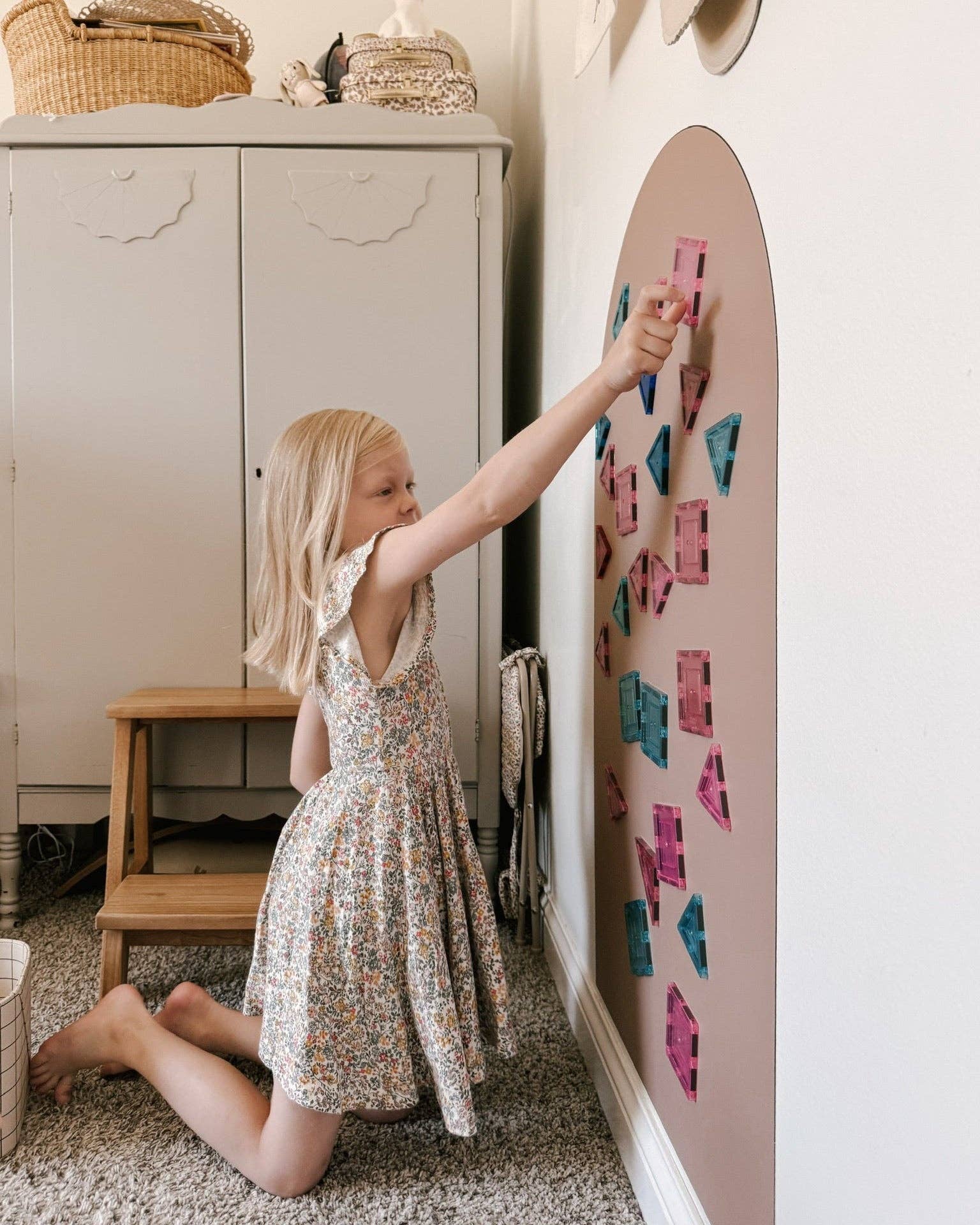 Magic Playwall - Arch Magnetic Wall Decal for Kids: Midnight