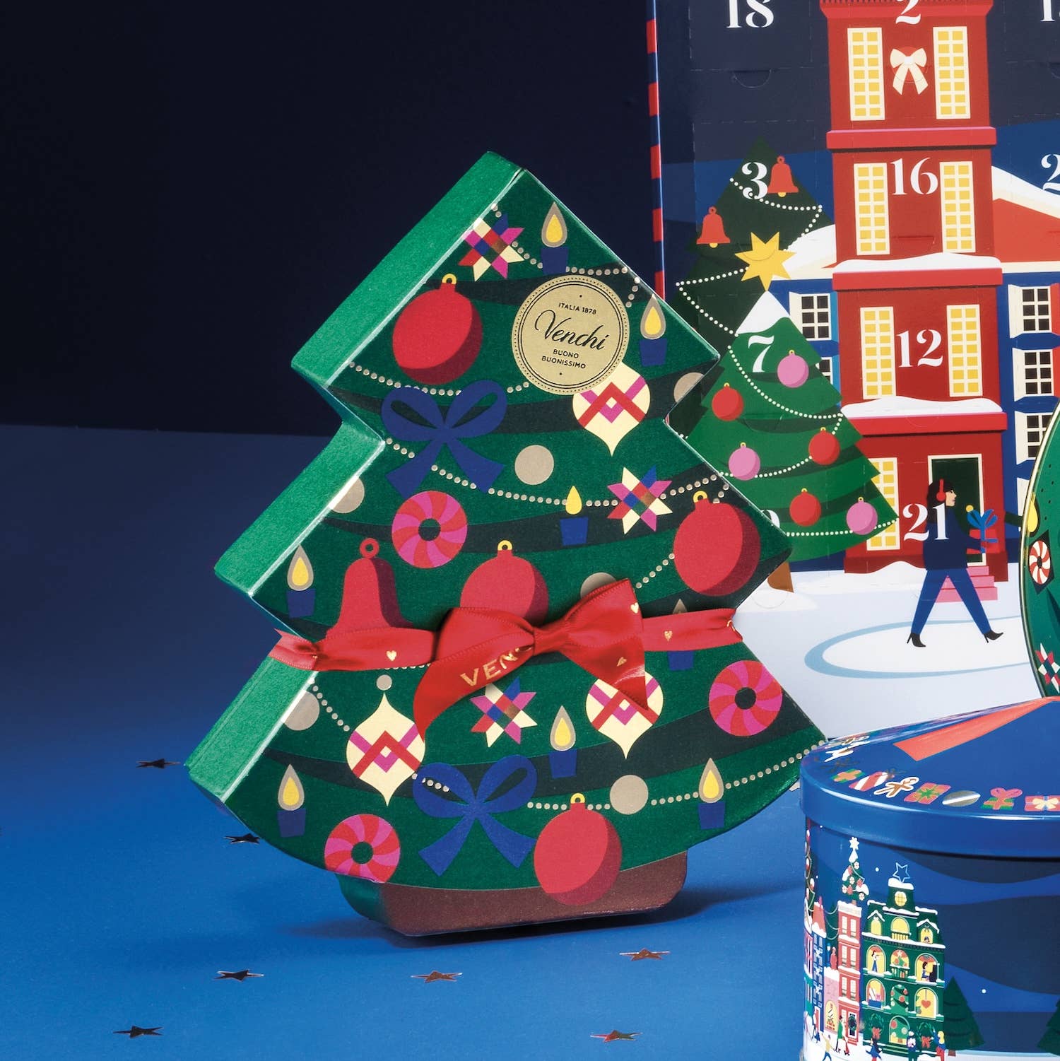 Pine Tree Christmas Chocolate Gift Box - Holiday Gift Sets