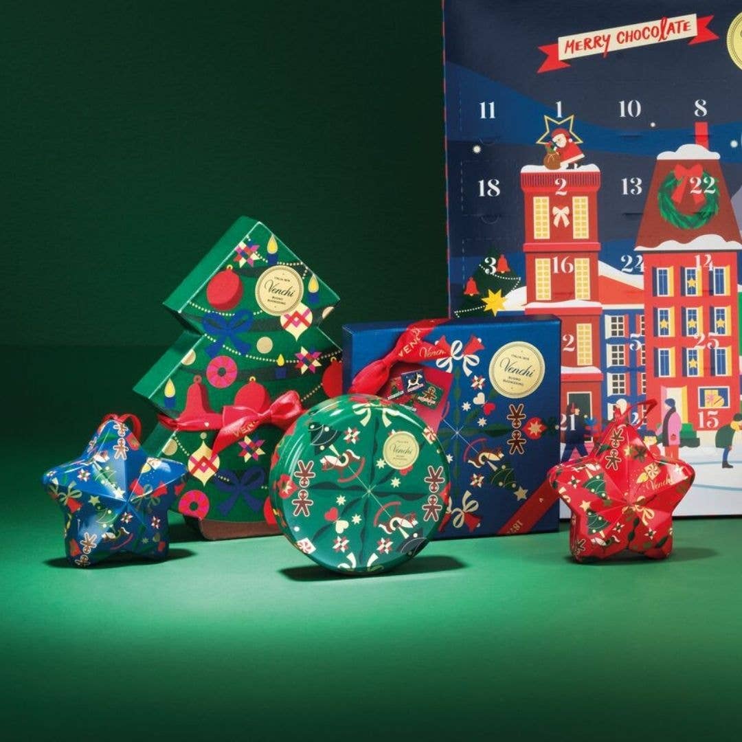 Star Chocolate Tin Christmas Ornament - Holiday Gift Sets