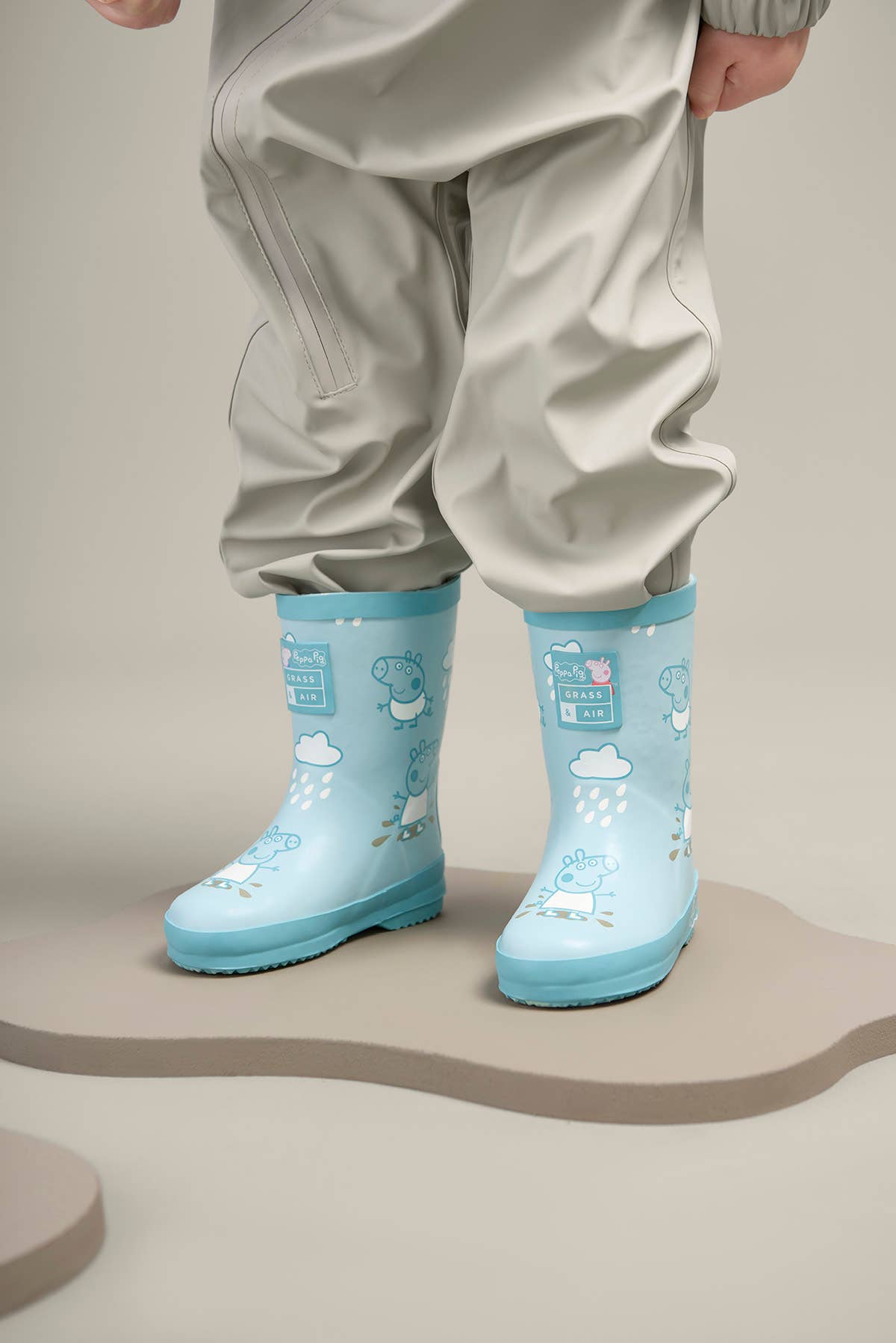 Peppa Pig George Blue Colour-Changing Kids Wellies: UK11